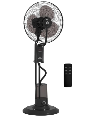 ventilador con nebulizadorde agua